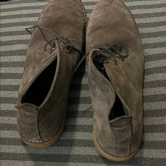 Jack & Jones Men's Grey Leopard Print Suede Chukka Boots - Casual Lace-Up - Picture 3 of 3